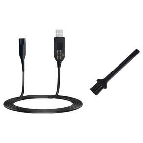 ClenZ 브라운 전기면도기 USB 충전 케이블 12V 시리즈 1 2 3 5 7 8 9 호환 차량용 여행용 휴대용