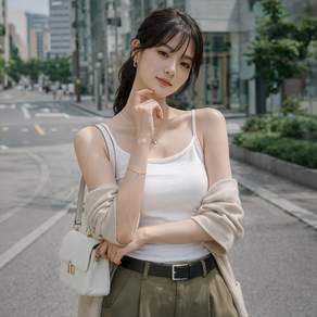 데일로엔 여성 모달 스판 이너 나시티 끈나시 3장 세트