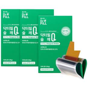 닥터필 술깨Q 숙취해소제 필름 벌꿀향 헛개추출물 식약청인증10P