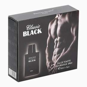 HANNA'S SECRET 시덕션 블랙 포맨 남자향수 50ml+50ml