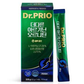 [체력 급속충전] 닥터프리오 더다른 아르기닌 오르니틴 초고함량 에너지 부스터샷