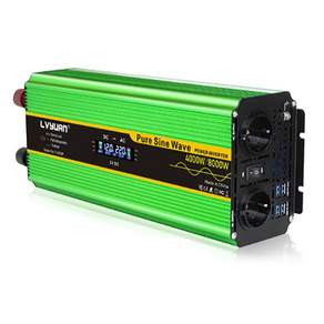 LVYUAN 순수정현파 차량용 LCD 인버터 8000W 캠핑용 차량용 차박 한국형 KC인증
