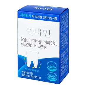 잇타민 1개월분 치과의사 설계 건강기능식품 뼈 치아 형성 에 필요한 칼슘 마그네슘 비타민 C D K
