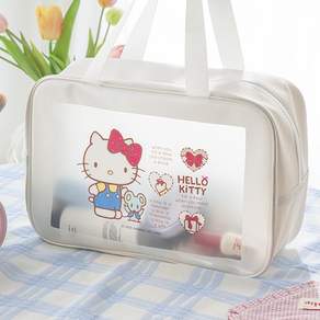 산리오 수영가방 시나모롤 사각 비치백 투명 수영장 물놀이 워터파크 대용량 가방