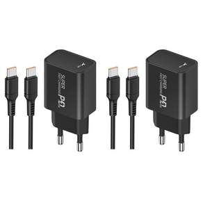 YINTO c타입 고속 충전기 25W PD3.0 PPS + C TO C 1.5M 100w 케이블 세트