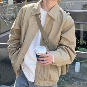 ZAJA 남성 블루종 자켓 봄 가을 캐주얼 점퍼 집업 아우터