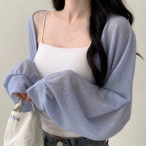 빅걸스토리 여성 샤인 볼레로 가디건