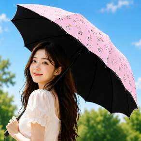 노비온 99.9% 자외선차단 꽃무늬 양우산 암막 초경량