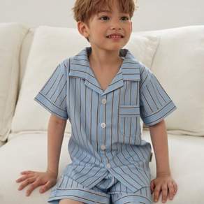 오셀픽 스탠다드 뉴욕 키즈 반팔 잠옷 세트 어린이 파자마 아동 홈웨어
