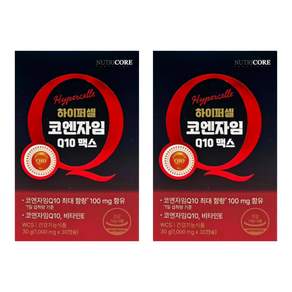 뉴트리코어 코엔자임 Q10 맥스 1000mg 1개, 30정, 2개
