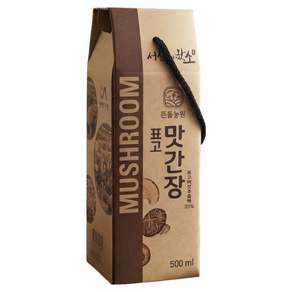 표고장아찌 만능 맛간장 500ml 조림 볶음 무침 요리 맛내기 감칠맛 천연조미료 간장소스 고급 프리미엄 간장