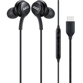 삼성 정품벌크akg C타입 EO-IC100 갤럭시 노트/S 레트로 감성 s22 s23 S24 노트20 20+ z플립 PC테블릿 유선 라디오수신가능 고음질 게임용 인강용 이어폰 블랙
