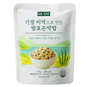 봄날) 기장 미역으로 만든 발효곤약밥
