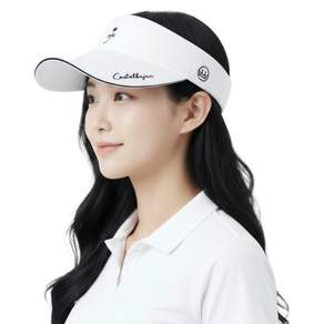 까스텔바작 모자 여성용 골프 완벽커버 와이드챙 썬바이저 BWCW-GC714