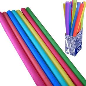 [당일발송] KC인증 고밀도 아쿠아봉 150CM / 아쿠아스틱 누들 물놀이봉 폼스틱 스폰지튜브 부력봉 수영훈련봉