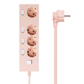 파워존 4000W 고용량 웨이브 개별스위치 과부하차단 4구 멀티탭 콘센트 50cm 1.5m 3m 5m 7m