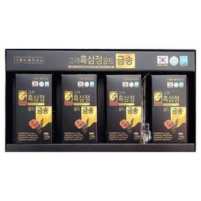 고려 흑삼정 골드 금송 240G 4병 구증구포