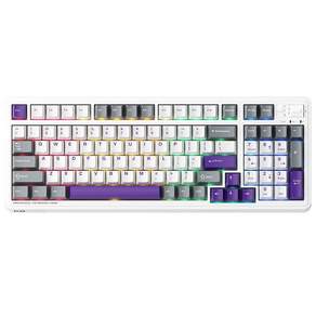 Machenike 메카닉 KG98 기계식 키보드 RGB 97키 핫스왑 저소음 무선 게이밍 키보드
