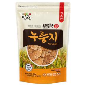 부뚜막 100%국산 햅쌀귀리현미누룽지 1.1kg 1개