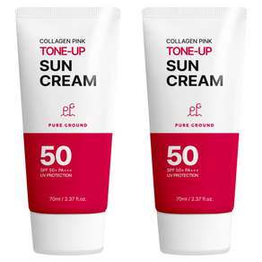 퓨어그라운드 콜라겐 톤업 선크림 SPF50+ PA+++