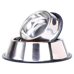강아지 대형견 스텐 밥그릇 반려견 밥그릇 2개 세트
