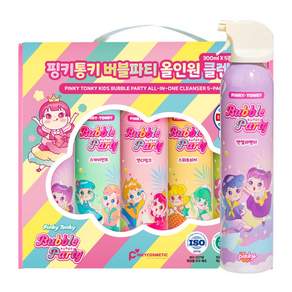 핑크공주 핑키통키 버블파티 올인원 클렌저