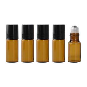 소이도르 갈색 차광 롤온 공병 오일 향수용기+롤온 따개 포함 3ml