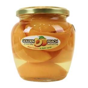 골든피치 복숭아 병조림 통조림 황도 하프컷 지중해 황금복숭아 550g