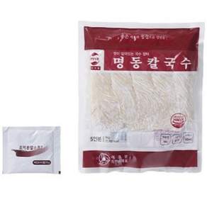 명동칼국수 5인분세트 칼국수면1kg+진한소스5팩 칼국수 맛집