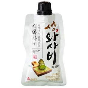 주비푸드 자연에서 갈아만든 생와사비 75g 진짜 와사비 수산팜