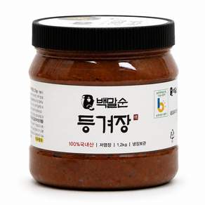 백말순등겨장 70년 전통 경상도 성주 등겨장
