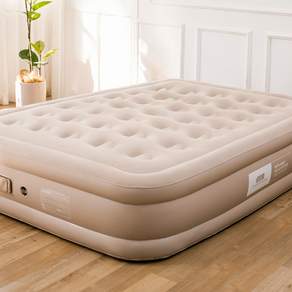 TANSTRIDER 에어침대 에어매트내장형 실내 캠핑 자충매트 높이40cm 휴대용 펌프베드 자동펌프 내장형 높이40cm 휴대용 캠핑 에어베드 매트리스 에어펌프 내장 캠핑 에어매트