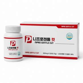 니프로젠틀 컷 레드스파이크 100% 정품 600mg HACCP 식약청 인증 제조 시설 제품