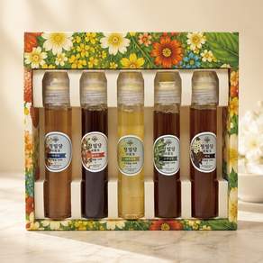 청밀당 시그니처 허니 컬렉션 5종 세트 베트남 자연 벌꿀 100% 120g x5개