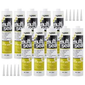 TOPSEAL 우레탄 변성 실리콘 백색 옥상방수 보수 Multi-seal 300ml 노즐포함