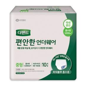 디펜드 편안한 언더웨어 중형 80매 / 성인용기저귀