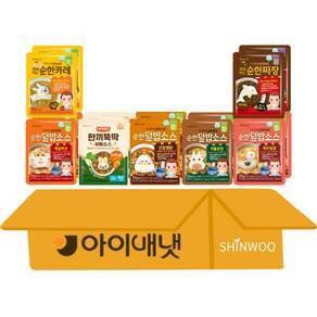 [아이배냇]아기양념 베베 순한 덮밥 소스 7종 짜장2개+카레2개+새우달걀2개+소불고기2개+간장찜닭2개+차돌된장2개+비빔소스 4색나물2개