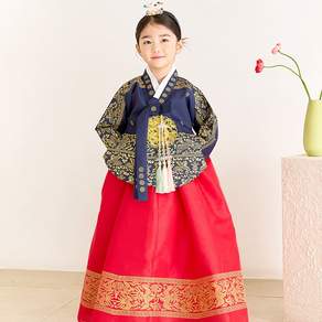 세영 당의 여아 한복 (1-15세) 주니어 어린이 13세 중전 마마 세트 당의 금박 전통 명절 행사 추석 설 국악 대회