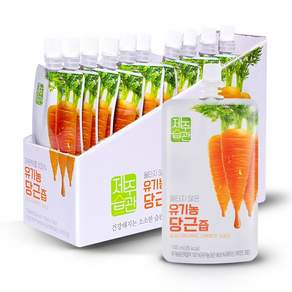 물타지않은 유기농 착즙 제주습관 유기농 당근즙 100ml 30개입