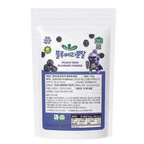 국산 블루베리100% 동결건조 파우더 엄마만점 블루베리분말 100g, 1개