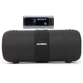 소니 16G USB포함 PEXMAN PM-10 휴대용 블루투스 스피커 IPX6 방수등급 중저음 강화 RGB컬러조명