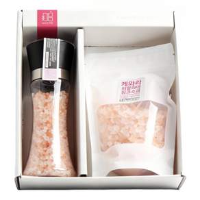 히말라야핑크소금250g+리필350g 그라인더 소금선물 결혼 조문 돌답례품