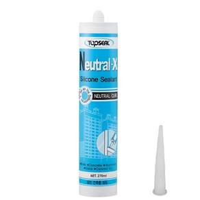 탑씰 Neutral-X 일반용 회색 실리콘 실란트 270ml 노즐포함