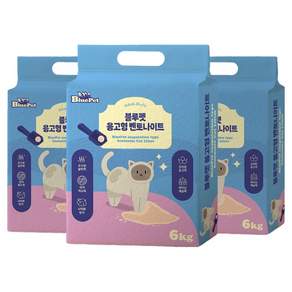 블루펫 먼지없는 고양이모래 벤토나이트 응고력 좋은 대용량