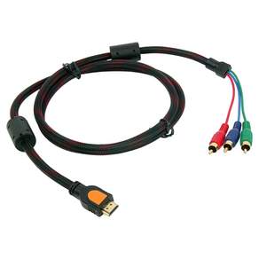 케이블 컴포넌트케이블 HDMI to 3RCA 5RCA 1.2m