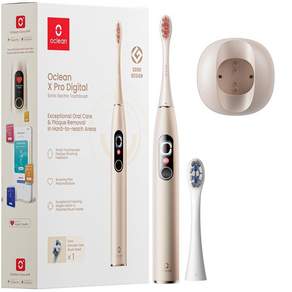 APP연동 오클린 X Pro 디지털 Oclean X Pro Digital 스마트 터치 스크린 전동칫술 분당 84000회 IPX7방수 1년무상A/S