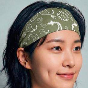 리스펙 2-Layer 스포츠 러닝 헤어밴드