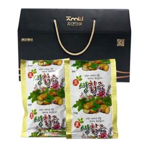 샘물웰빙 지리산야생칡즙 60팩 생칡즙 칡착즙 100ml