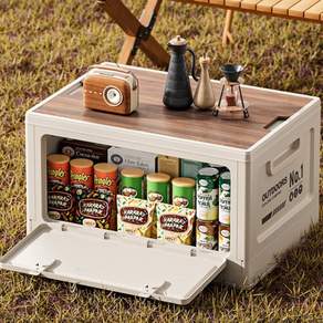 에스와이 대용량 캠핑박스 접이식 폴딩수납함 캠핑테이블 휴대용 수납박스
