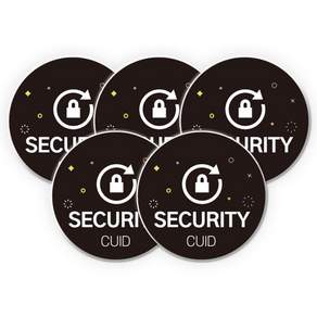 아파트 공동현관 도어락 복사 등록 MCT 출입문 CUID 스티커 태그 5개 세트